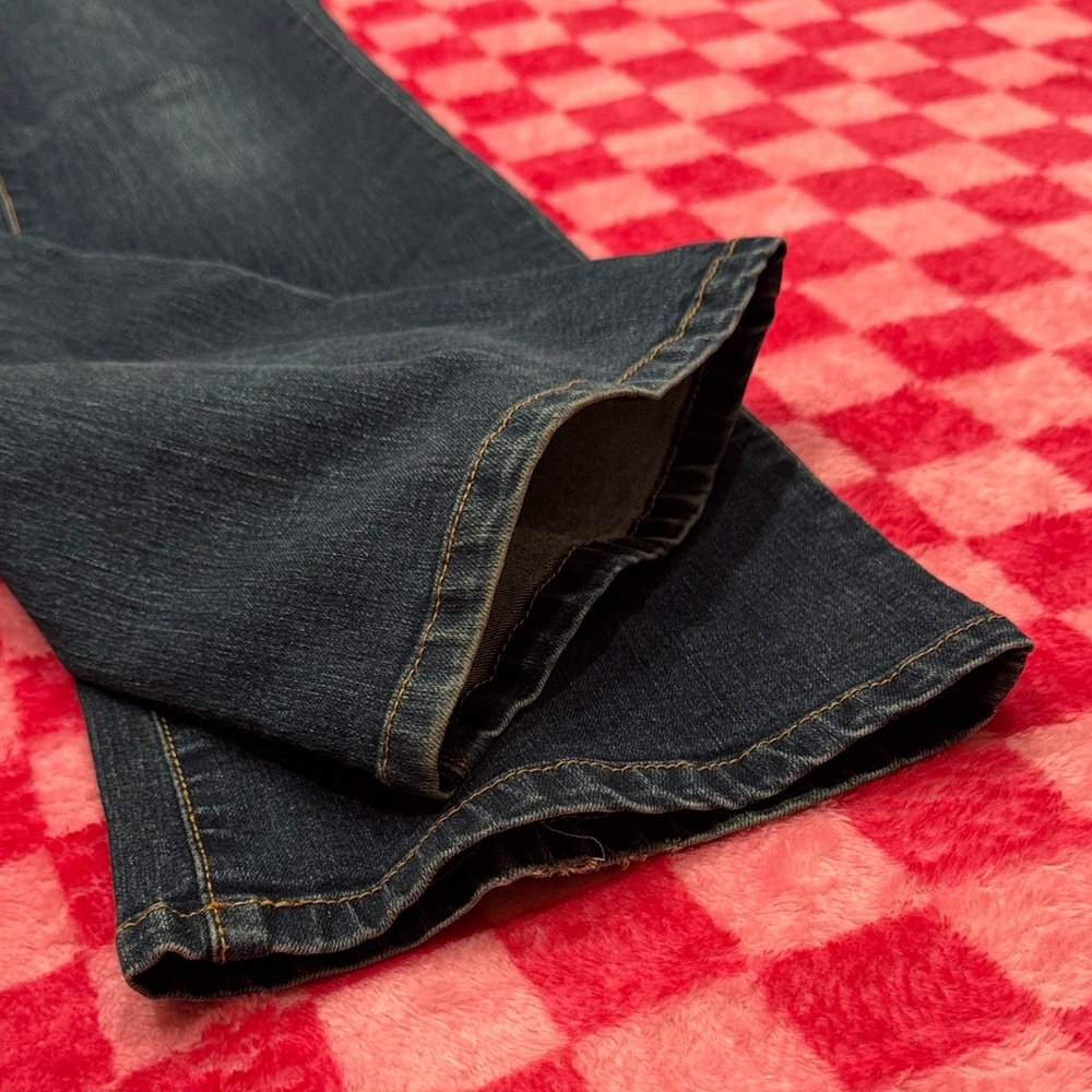 Soho Dark Blue Boot Cut Jeans - Picture 4 of 6